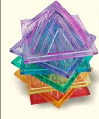 ACS Seven Chakra Pyramid - Set of  7 Colour  - 720 