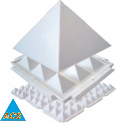 ACS Pyramid Set - White Economy 4.5''  - 720 