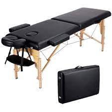 Treatment Massage Bed Wooden (Double Fold)  - SBS 